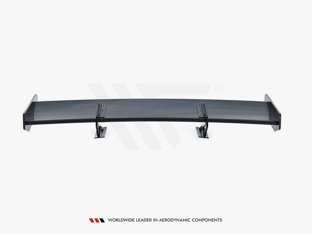 Carbon Spoiler With Upper Swan Mounting + LED Audi A5 Coupe 8T - Wayside Performance 