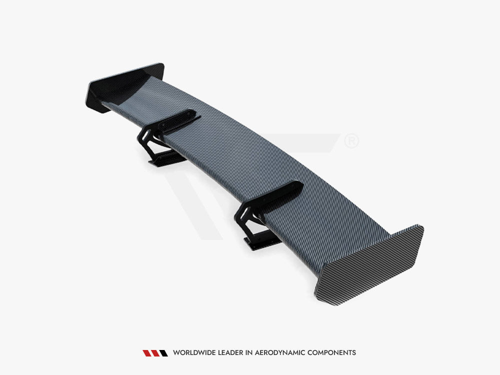Carbon Spoiler With Upper Swan Mounting + LED Audi A5 Coupe 8T - Wayside Performance 