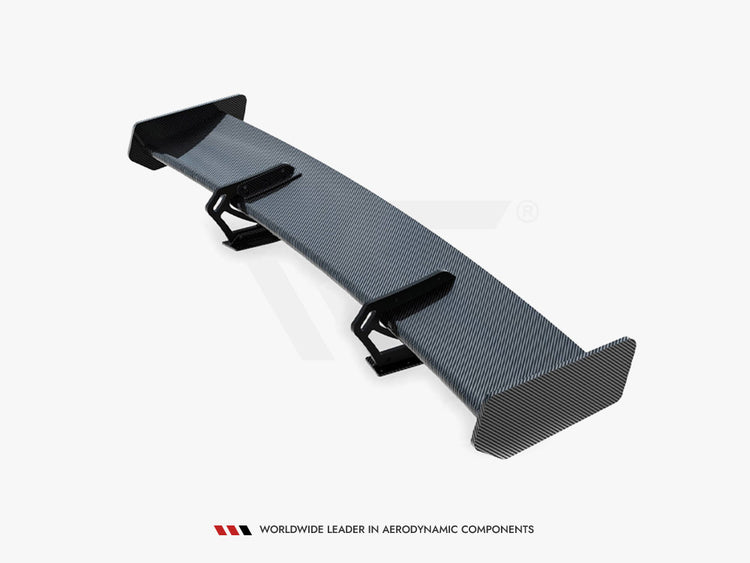 Carbon Spoiler With Upper Swan Mounting + LED Audi A5 Coupe 8T - Wayside Performance 