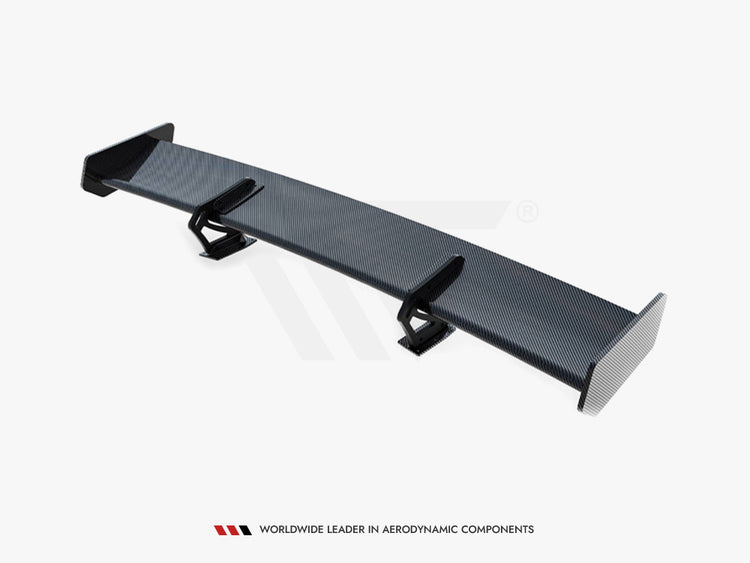 Carbon Spoiler With Upper Swan Mounting + LED Audi A5 Coupe 8T - Wayside Performance 