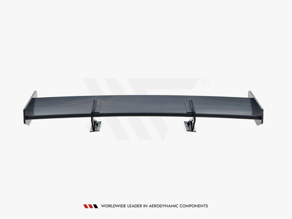 Carbon Spoiler With Upper Swan Mounting + LED Audi A5 Coupe 8T - Wayside Performance 