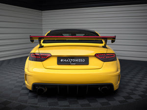 Carbon Spoiler With External Brackets Uprights + LED Audi A5 Coupe 8T - Wayside Performance 