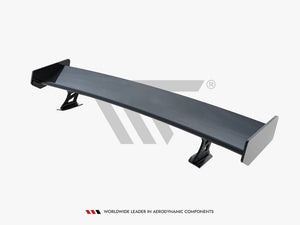 Carbon Spoiler With External Brackets Uprights + LED Audi A5 Coupe 8T - Wayside Performance 