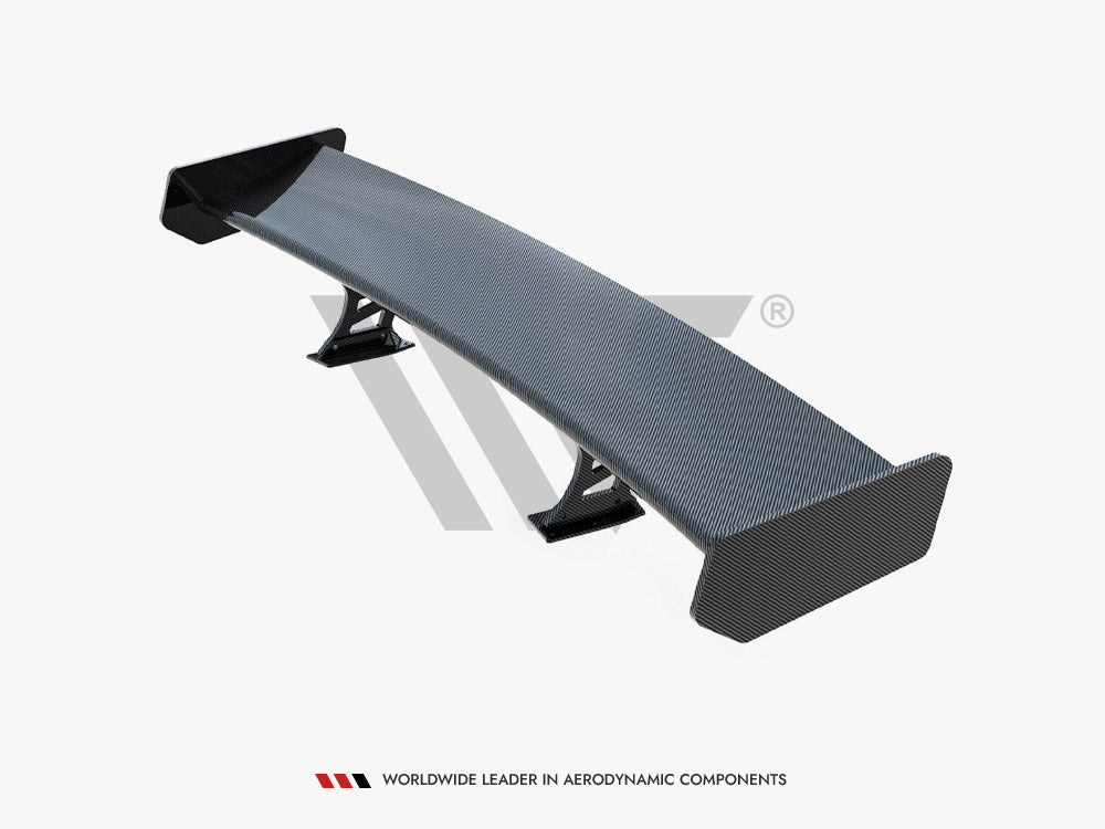 Carbon Spoiler With Internal Brackets Uprights + LED Audi A5 Coupe 8T - Wayside Performance 