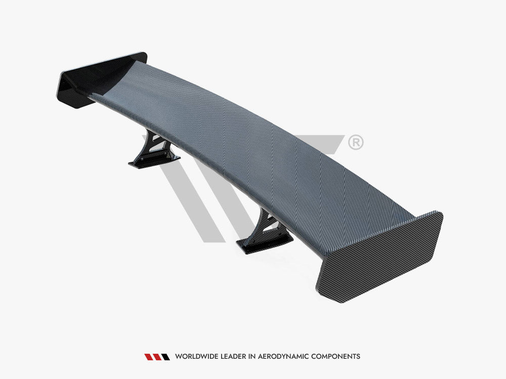 Carbon Spoiler With Internal Brackets Uprights + LED Audi A5 Coupe 8T - Wayside Performance 