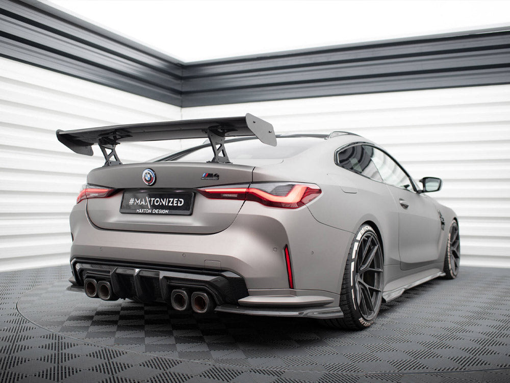 Carbon Spoiler With Internal Brackets Uprights BMW M4 G82 / M440i G22 / 4 M-Pack G22 - Wayside Performance 