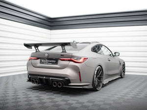 Carbon Spoiler With Internal Brackets Uprights BMW M4 G82 / M440i G22 / 4 M-Pack G22 - Wayside Performance 