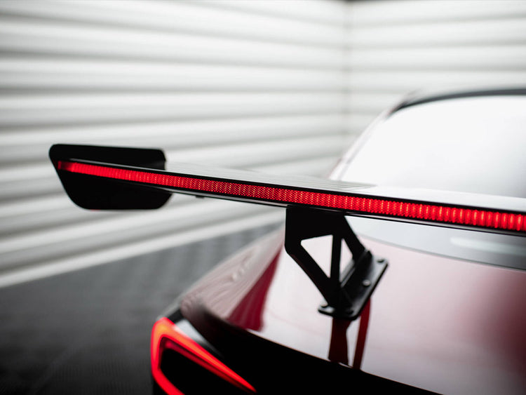 Carbon Spoiler + LED Tesla Model 3 - Wayside Performance 