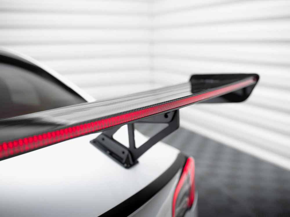 Carbon Spoiler + LED Tesla Model 3 - Wayside Performance 