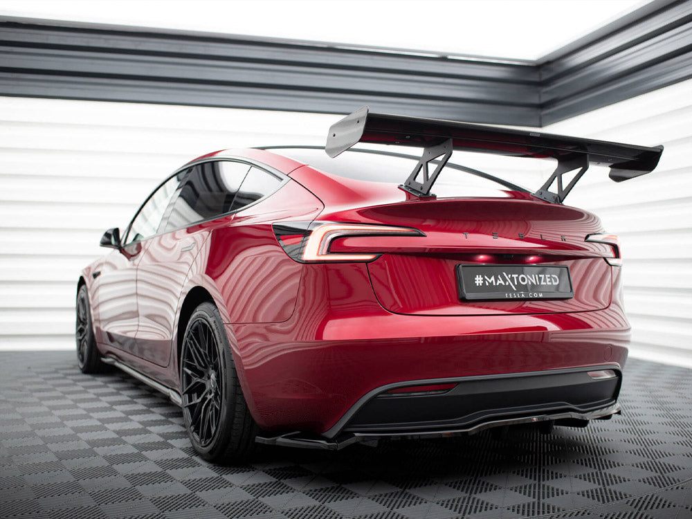 Carbon Spoiler Tesla Model 3 - Wayside Performance 