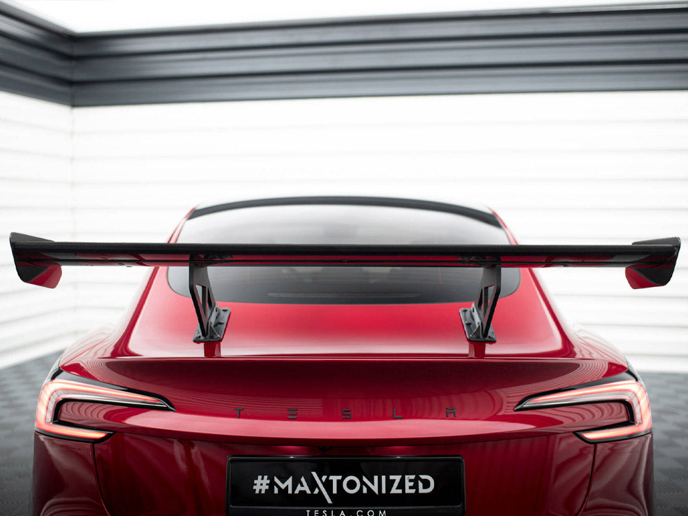 Carbon Spoiler Tesla Model 3 - Wayside Performance 