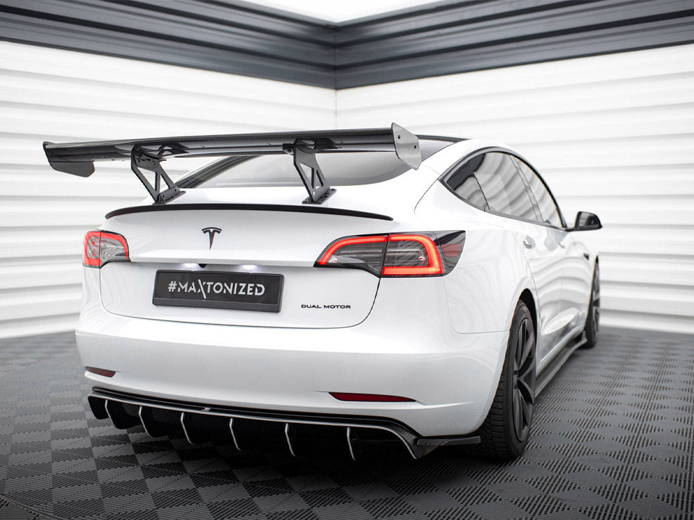 Carbon Spoiler Tesla Model 3 - Wayside Performance 
