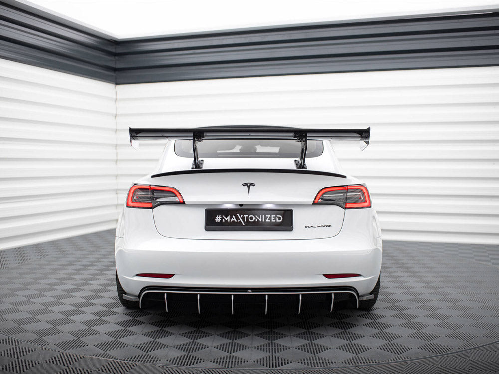 Carbon Spoiler Tesla Model 3 - Wayside Performance 