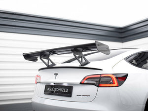 Carbon Spoiler Tesla Model 3 - Wayside Performance 