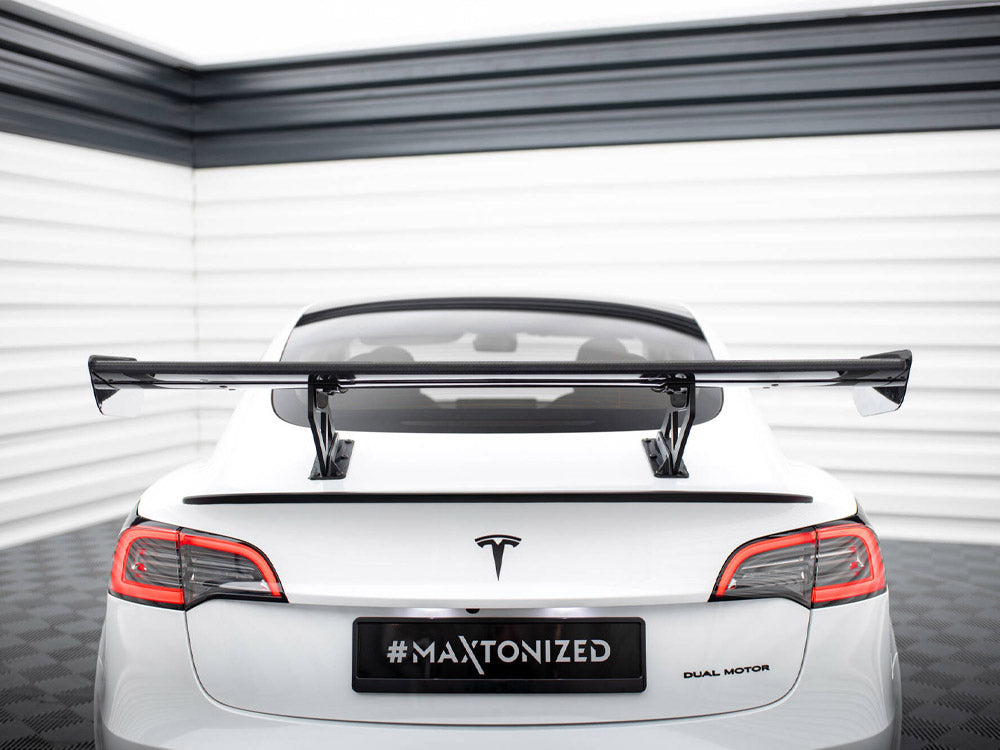 Carbon Spoiler Tesla Model 3 - Wayside Performance 
