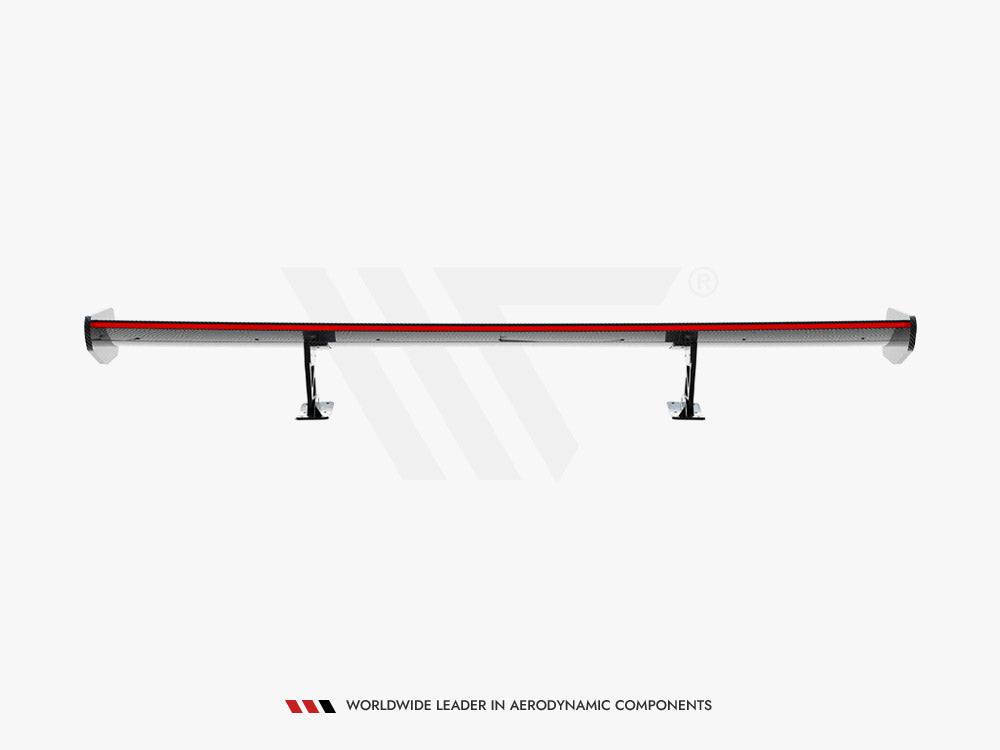 Carbon Spoiler With Internal Brackets Uprights + LED BMW 4 F32 / 4 F32 M-Pack Coupe - Wayside Performance 
