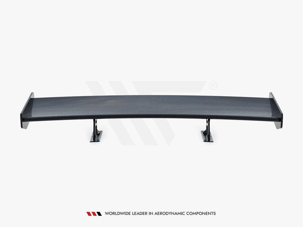 Carbon Spoiler With Internal Brackets Uprights + LED BMW 3 / M3 Coupe E92 - Wayside Performance 