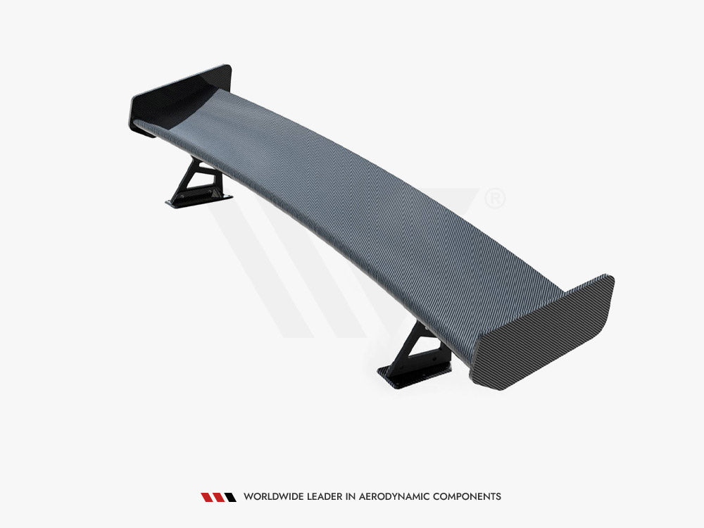 Carbon Spoiler With External Brackets Uprights + LED BMW 3 / M3 Coupe E92 - Wayside Performance 