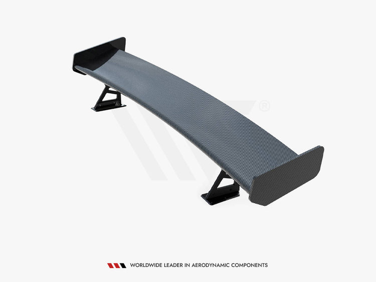 Carbon Spoiler With External Brackets Uprights BMW 3 / M3 Coupe E92 - Wayside Performance 