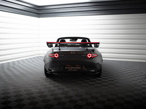 Carbon Spoiler With Internal Brackets Uprights + LED Mazda MX-5 ND (Mk4) - Wayside Performance 