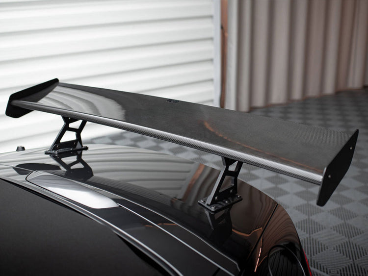 Carbon Spoiler With Internal Brackets Uprights + LED Mazda MX-5 ND (Mk4) - Wayside Performance 