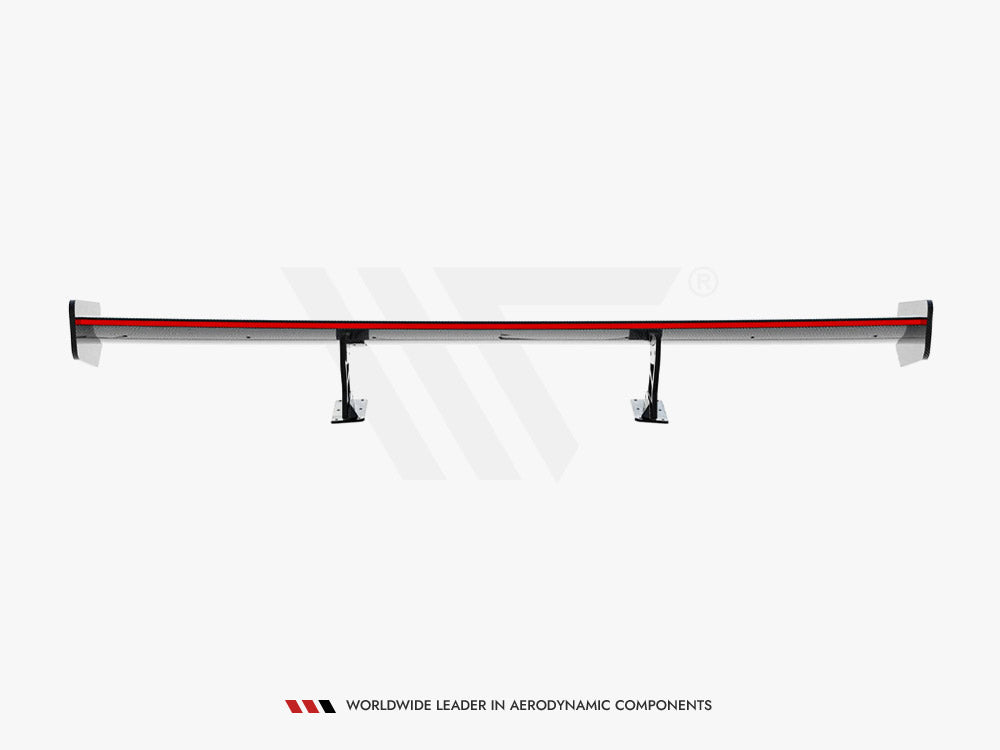 Carbon Spoiler With Internal Brackets Uprights + LED Mazda MX-5 ND (Mk4) - Wayside Performance 