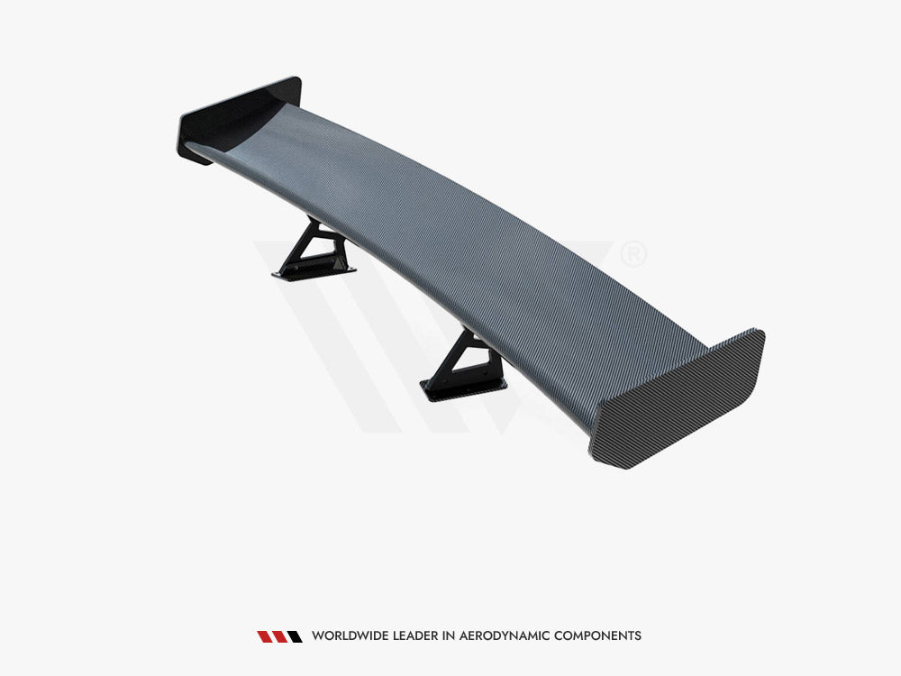 Carbon Spoiler With Internal Brackets Uprights + LED Mazda MX-5 ND (Mk4) - Wayside Performance 