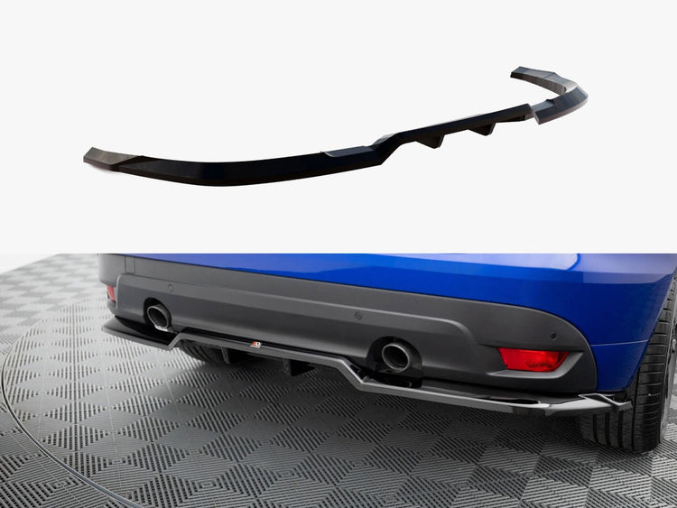 Maxton Design Central Rear Splitter (Vertical Bars) Jaguar F-Pace R-Sport Mk1 - Wayside Performance 