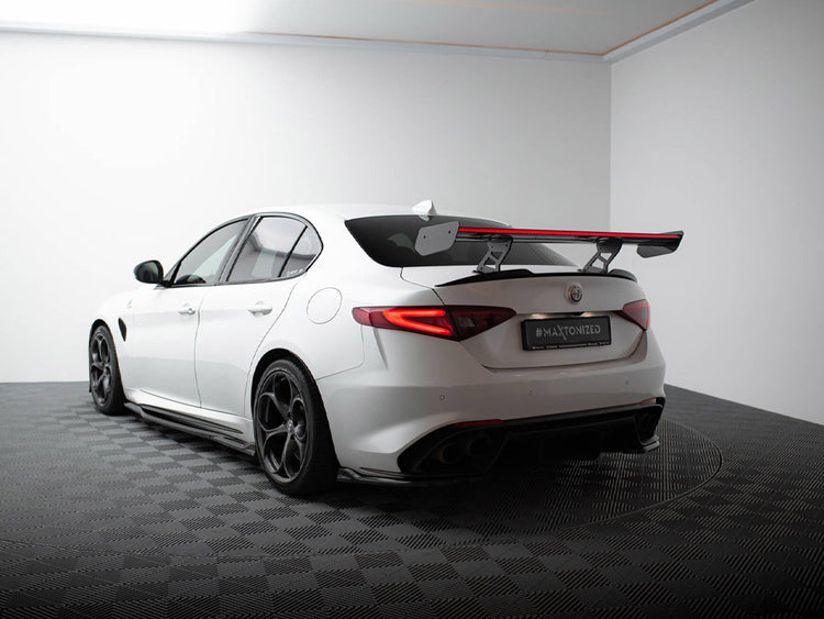 Carbon Spoiler + LED Alfa Romeo Giulia Quadrifoglio - Wayside Performance 