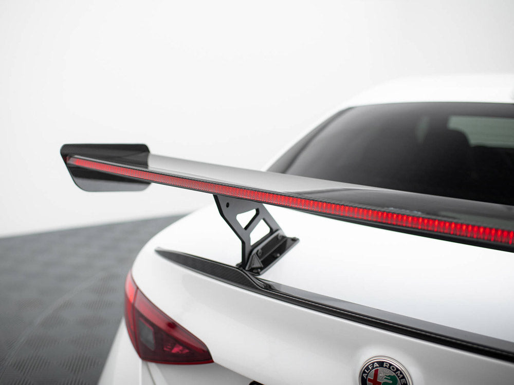Carbon Spoiler + LED Alfa Romeo Giulia Quadrifoglio - Wayside Performance 