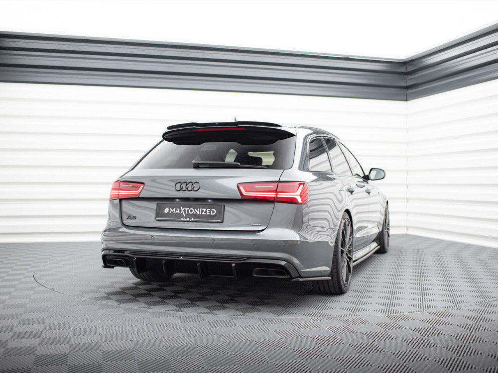 Maxton Design Rear Side Splitters Audi S6 / A6 S-Line C7 Facelift