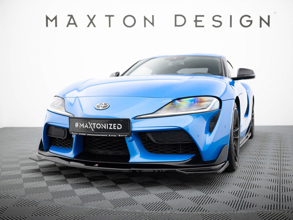 Maxton Design Front Splitter V.1 Toyota Supra Mk5 (2019-) - Wayside Performance 