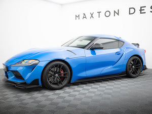Maxton Design Side Skirts Diffusers V.1 Toyota Supra Mk5 (2019-) - Wayside Performance 