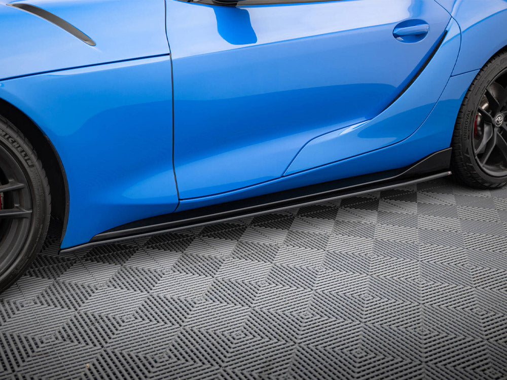 Maxton Design Side Skirts Diffusers V.1 Toyota Supra Mk5 (2019-) - Wayside Performance 