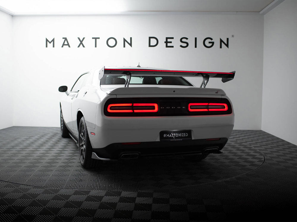 Carbon Spoiler + LED Dodge Challenger Mk3 - Wayside Performance 
