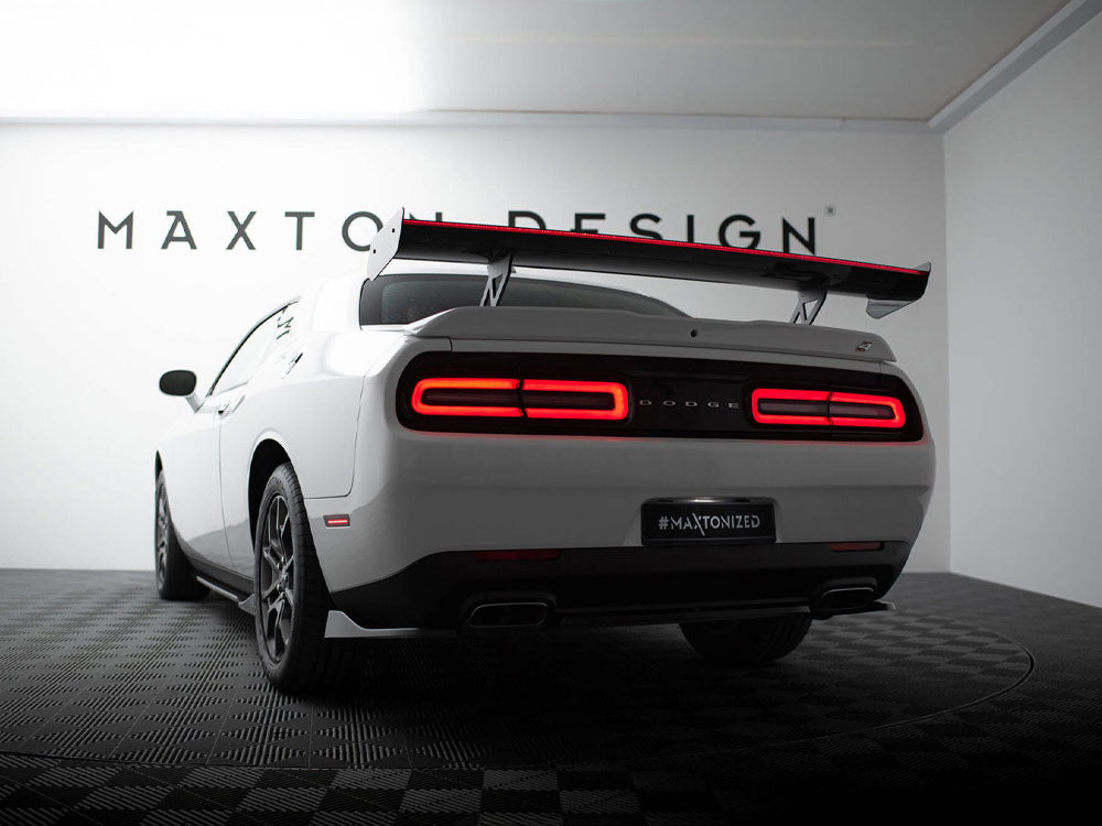 Carbon Spoiler + LED Dodge Challenger Mk3 - Wayside Performance 