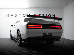 Carbon Spoiler + LED Dodge Challenger Mk3 - Wayside Performance 