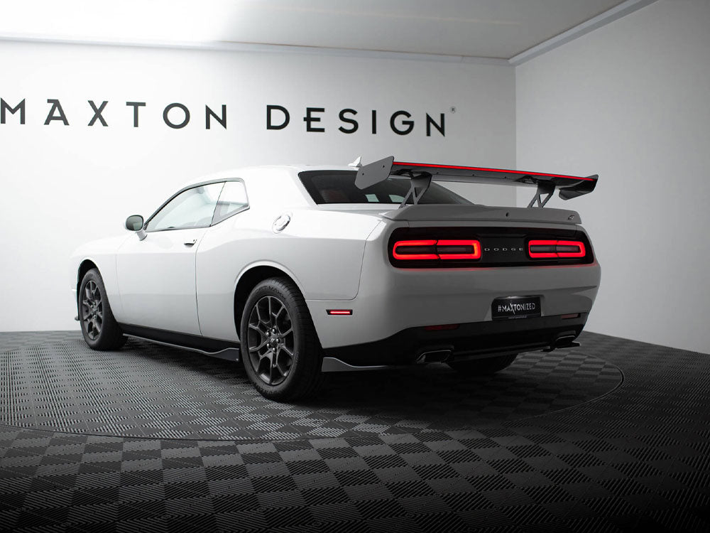 Carbon Spoiler + LED Dodge Challenger Mk3 - Wayside Performance 