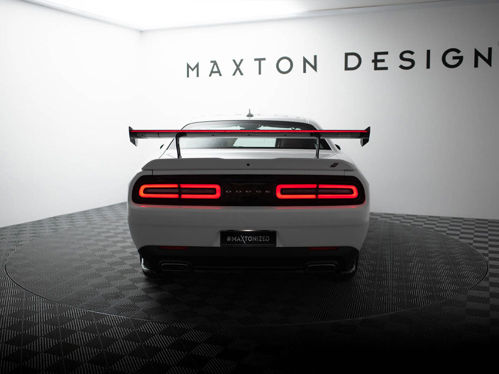 Carbon Spoiler + LED Dodge Challenger Mk3 - Wayside Performance 