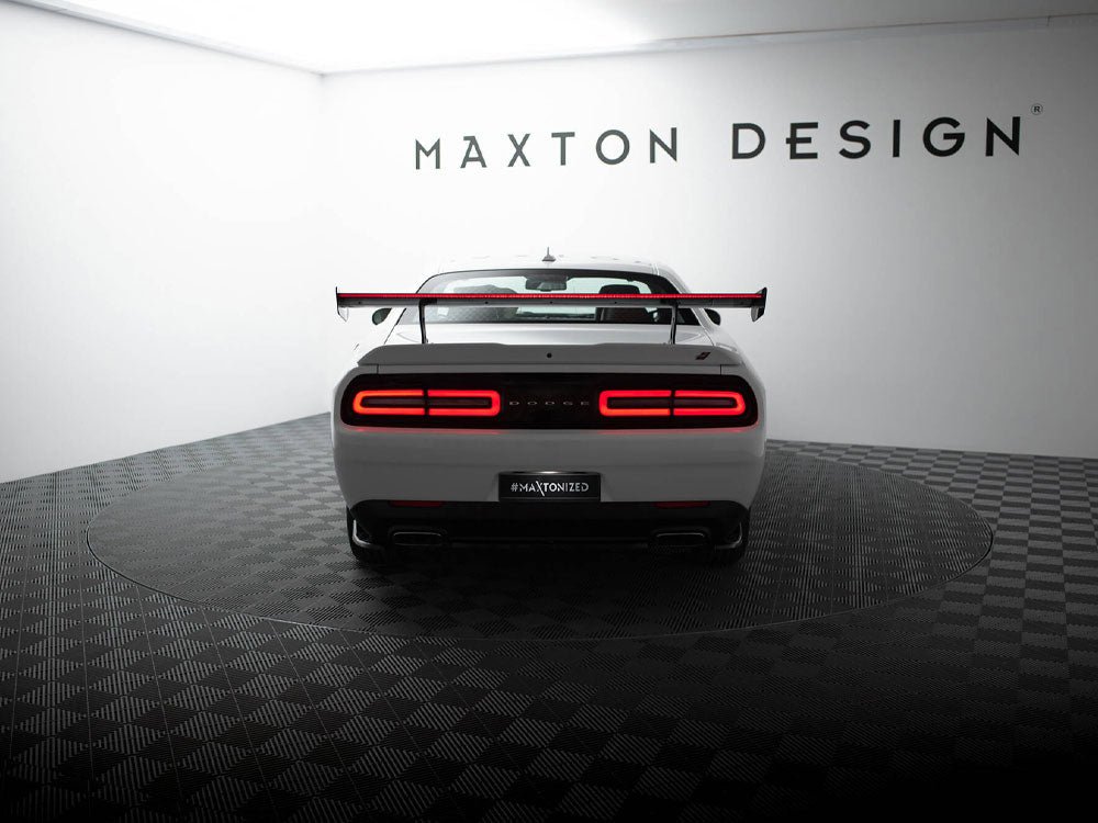 Carbon Spoiler + LED Dodge Challenger Mk3 - Wayside Performance 