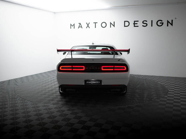 Carbon Spoiler + LED Dodge Challenger Mk3 - Wayside Performance 