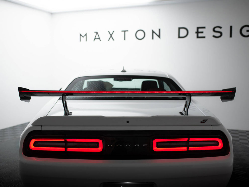 Carbon Spoiler + LED Dodge Challenger Mk3 - Wayside Performance 