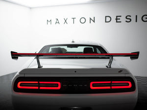 Carbon Spoiler + LED Dodge Challenger Mk3 - Wayside Performance 