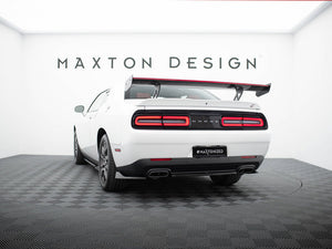 Carbon Spoiler + LED Dodge Challenger Mk3 - Wayside Performance 