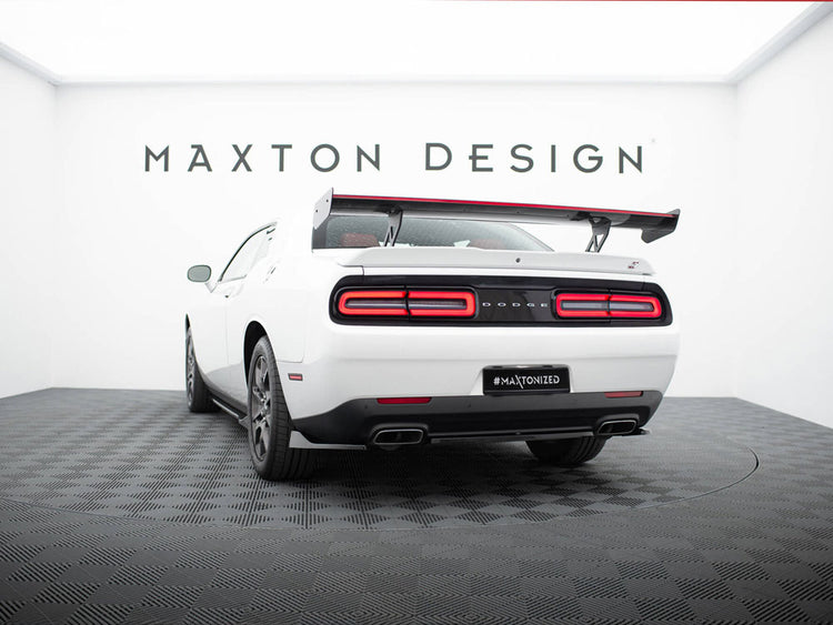 Carbon Spoiler + LED Dodge Challenger Mk3 - Wayside Performance 
