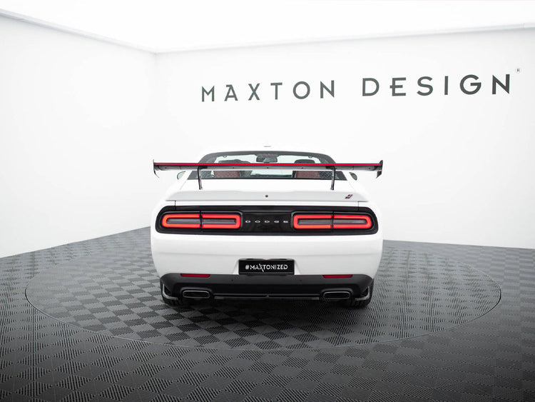 Carbon Spoiler + LED Dodge Challenger Mk3 - Wayside Performance 