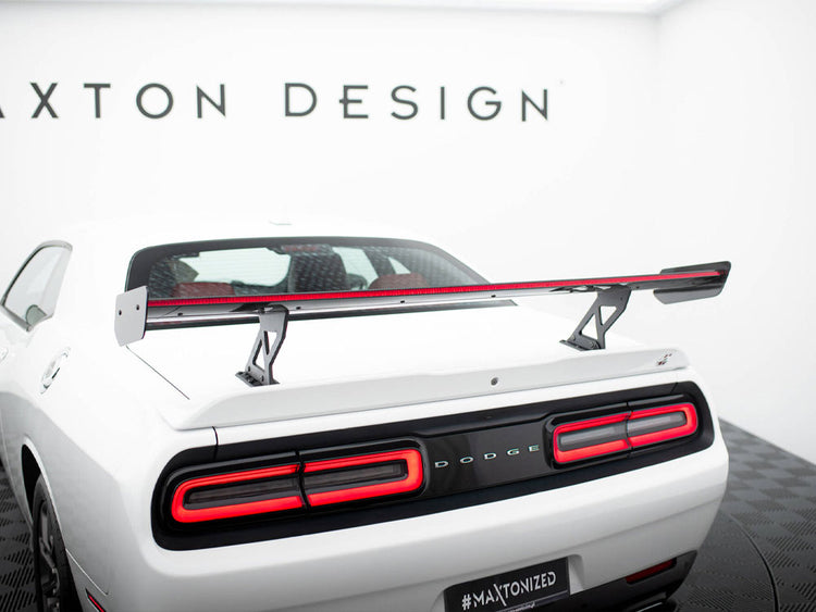 Carbon Spoiler + LED Dodge Challenger Mk3 - Wayside Performance 
