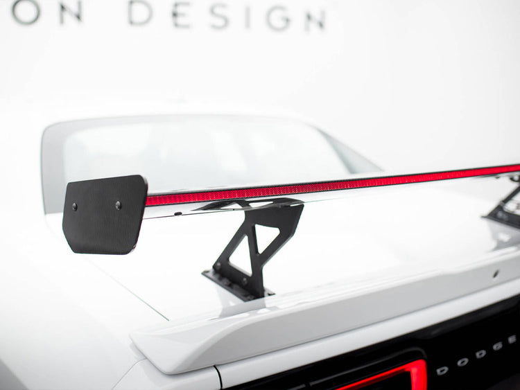 Carbon Spoiler + LED Dodge Challenger Mk3 - Wayside Performance 