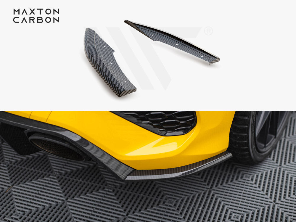 Carbon Fiber Rear Side Splitters Audi RS3 Sportback 8Y - Wayside Performance 