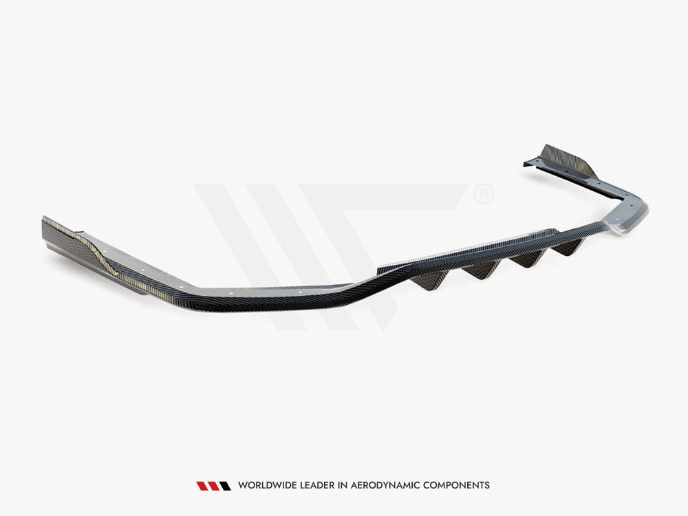 Prepreg Carbon Fiber Rear Splitter BMW 7 M-Pack G11 / G12 Facelift - Wayside Performance 